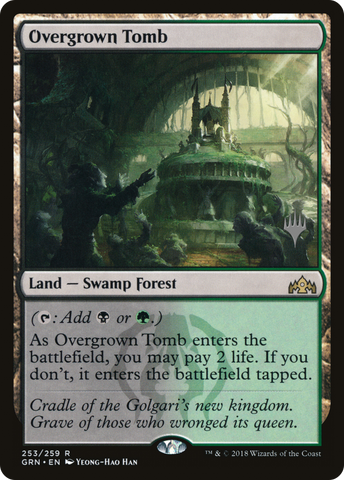 Overgrown Tomb (Promo Pack) [Guilds of Ravnica Promos] - The Mythic Store | 24h Order Processing