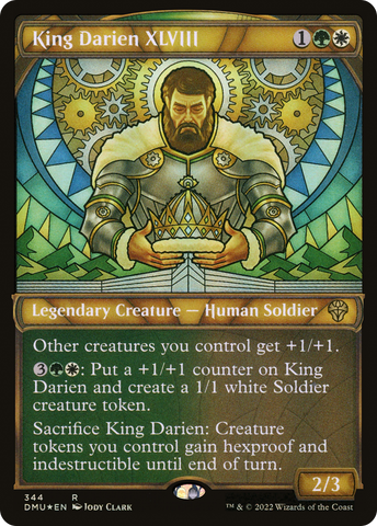 King Darien XLVIII (Showcase Textured) [Dominaria United] - The Mythic Store | 24h Order Processing