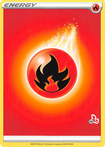 Fire Energy (Cinderace Stamp #38) [Battle Academy 2022] - The Mythic Store | 24h Order Processing