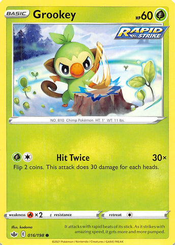 Grookey (016/198) [Sword & Shield: Chilling Reign] - The Mythic Store | 24h Order Processing
