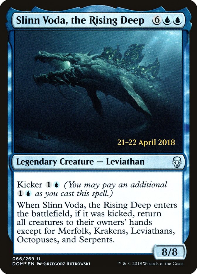 Slinn Voda, the Rising Deep [Dominaria Prerelease Promos] - The Mythic Store | 24h Order Processing