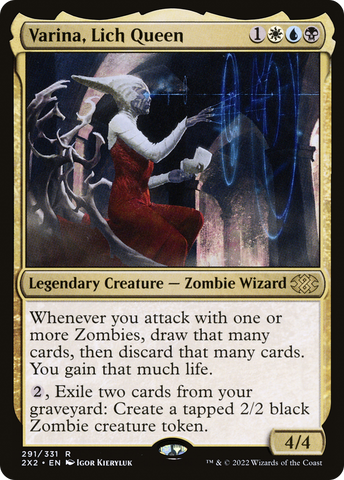 Varina, Lich Queen [Double Masters 2022] - The Mythic Store | 24h Order Processing