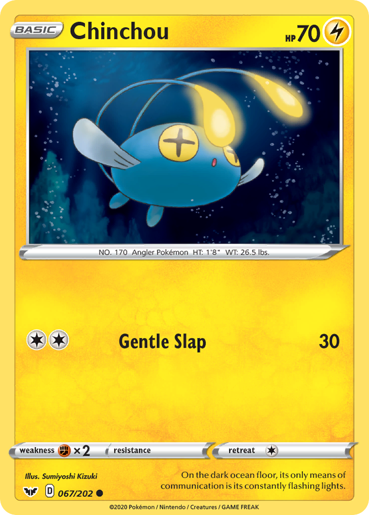 Chinchou (067/202) [Sword & Shield: Base Set] - The Mythic Store | 24h Order Processing