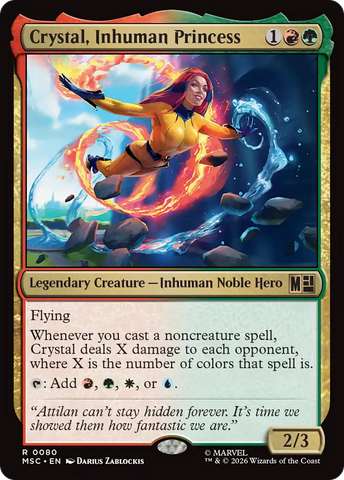 Crystal, Inhuman Princess [Marvel Super Heroes Commander] - The Mythic Store | 24h Order Processing