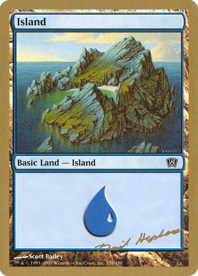 Island (dh338) (Dave Humpherys) [World Championship Decks 2003] - The Mythic Store | 24h Order Processing