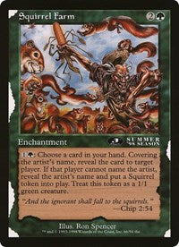 Squirrel Farm (Oversized) [Oversize Cards] - The Mythic Store | 24h Order Processing
