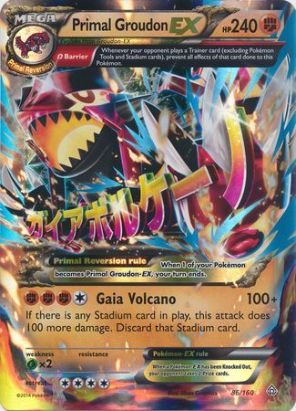 Primal Groudon EX (86/160) (Jumbo Card) [XY: Primal Clash] - The Mythic Store | 24h Order Processing