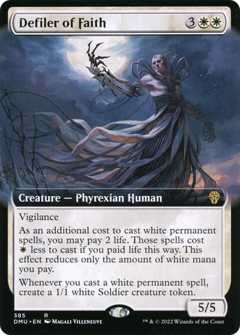 Defiler of Faith (Extended Art) [Dominaria United] - The Mythic Store | 24h Order Processing