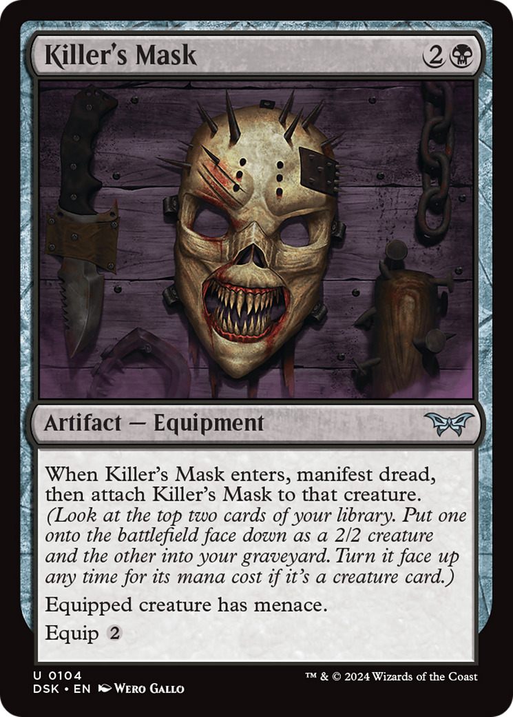 Killer's Mask [Duskmourn: House of Horror] - The Mythic Store | 24h Order Processing