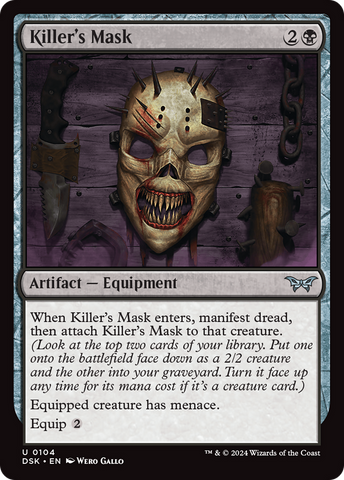 Killer's Mask [Duskmourn: House of Horror] - The Mythic Store | 24h Order Processing