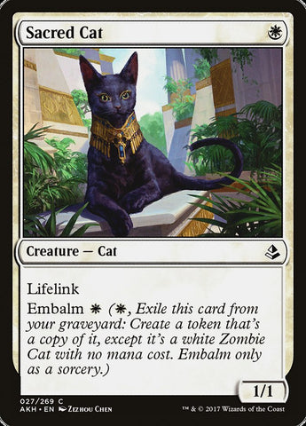 Sacred Cat [Amonkhet] - The Mythic Store | 24h Order Processing