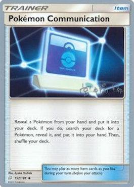 Pokemon Communication (152/181) (Pikarom Judge - Haruki Miyamoto) [World Championships 2019] - The Mythic Store | 24h Order Processing