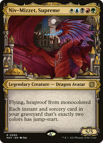 Niv-Mizzet, Supreme (Showcase) [March of the Machine: The Aftermath] - The Mythic Store | 24h Order Processing