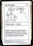 Sarah's Wings [Mystery Booster Playtest Cards] - The Mythic Store | 24h Order Processing