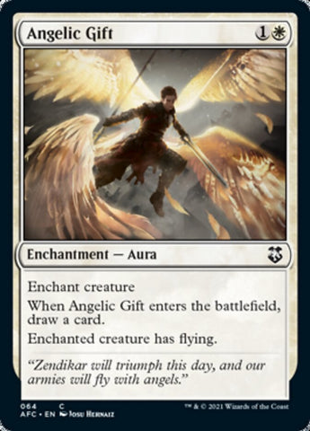Angelic Gift [Dungeons & Dragons: Adventures in the Forgotten Realms Commander] - The Mythic Store | 24h Order Processing