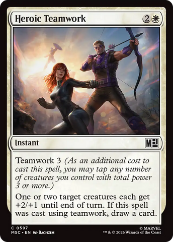 Heroic Teamwork [Marvel Super Heroes Commander] - The Mythic Store | 24h Order Processing