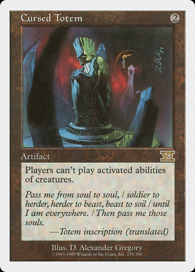 Cursed Totem [Classic Sixth Edition] - The Mythic Store | 24h Order Processing
