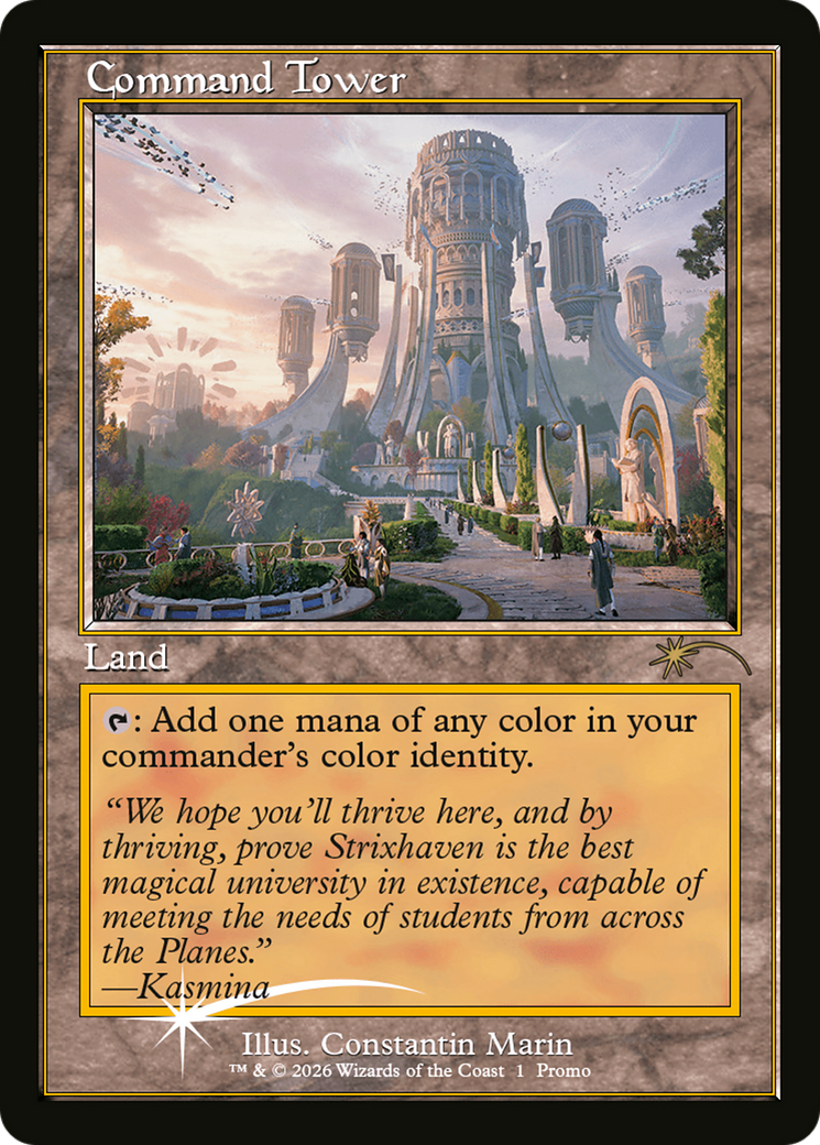 Command Tower (Strixhaven: Omens of Chaos) [Media Promos] - The Mythic Store | 24h Order Processing