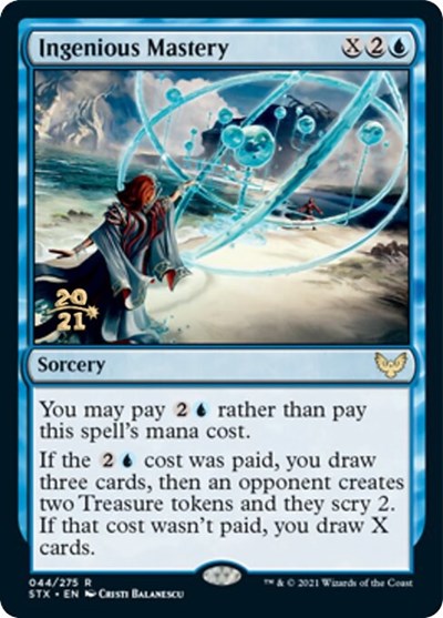 Ingenious Mastery [Strixhaven: School of Mages Prerelease Promos] - The Mythic Store | 24h Order Processing