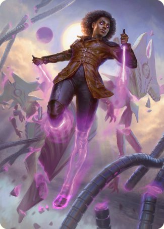 Kaya, Intangible Slayer Art Card [Phyrexia: All Will Be One Art Series] - The Mythic Store | 24h Order Processing