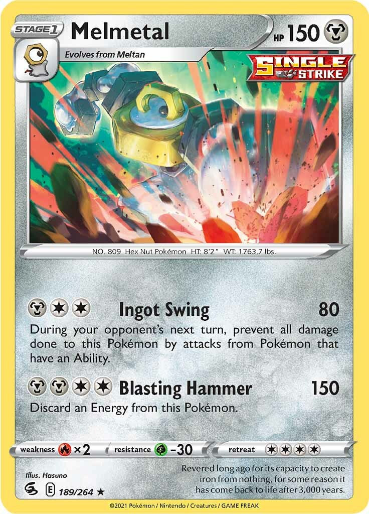 Melmetal (189/264) [Sword & Shield: Fusion Strike] - The Mythic Store | 24h Order Processing