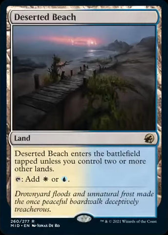 Deserted Beach [Innistrad: Midnight Hunt] - The Mythic Store | 24h Order Processing