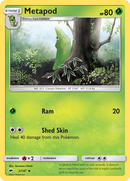 Metapod (2/147) [Sun & Moon: Burning Shadows] - The Mythic Store | 24h Order Processing