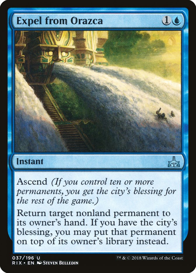 Expel from Orazca [Rivals of Ixalan] - The Mythic Store | 24h Order Processing