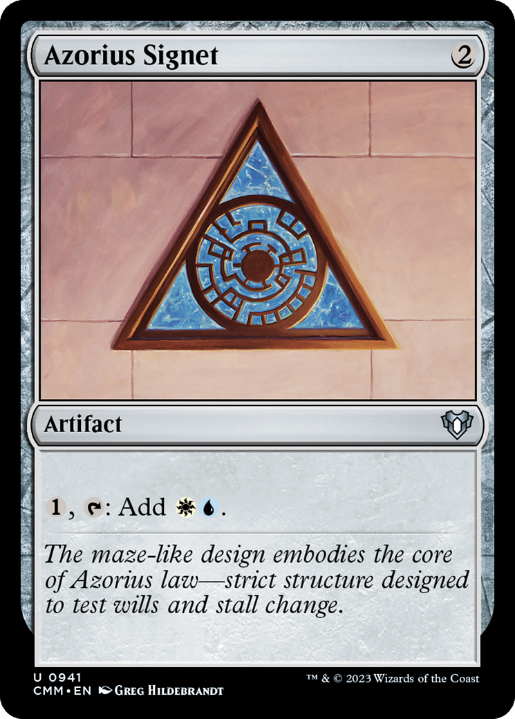 Azorius Signet [Commander Masters] - The Mythic Store | 24h Order Processing