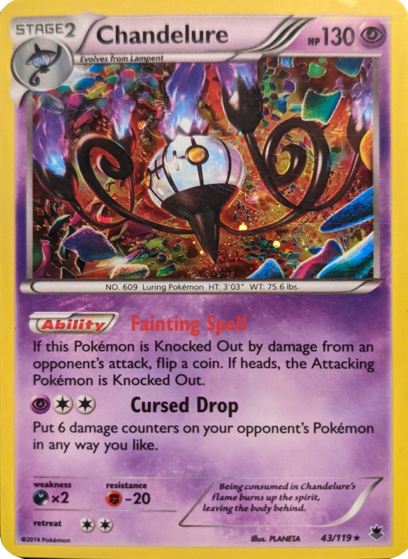 Chandelure (43/119) (Cosmos Holo) [XY: Phantom Forces] - The Mythic Store | 24h Order Processing
