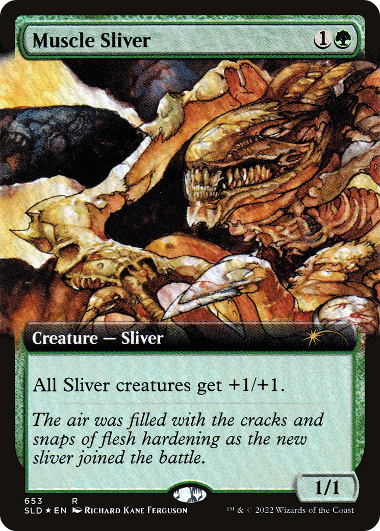 Muscle Sliver (Extended Art) [Secret Lair Drop Promos] - The Mythic Store | 24h Order Processing