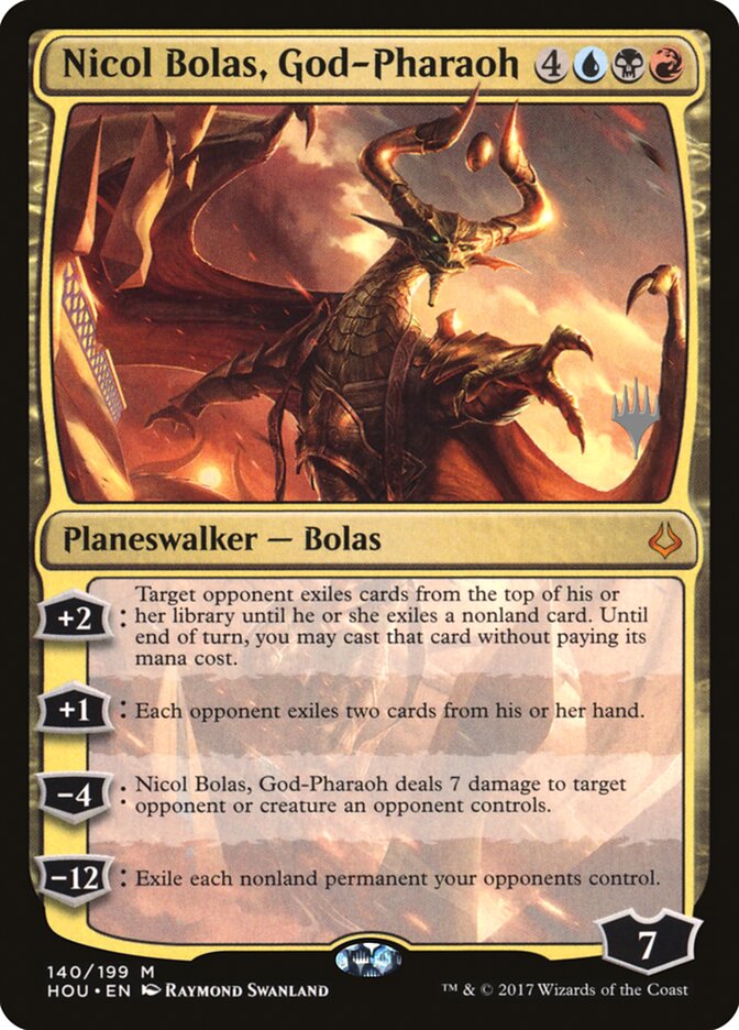 Nicol Bolas, God-Pharaoh (Promo Pack) [Hour of Devastation Promos] - The Mythic Store | 24h Order Processing