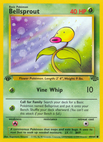 Bellsprout (49/64) [Jungle 1st Edition] - The Mythic Store | 24h Order Processing