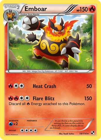 Emboar (19/114) [Black & White: Base Set] - The Mythic Store | 24h Order Processing