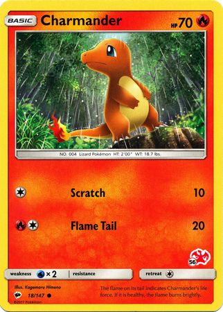 Charmander (18/147) (Charizard Stamp #56) [Battle Academy 2020] - The Mythic Store | 24h Order Processing