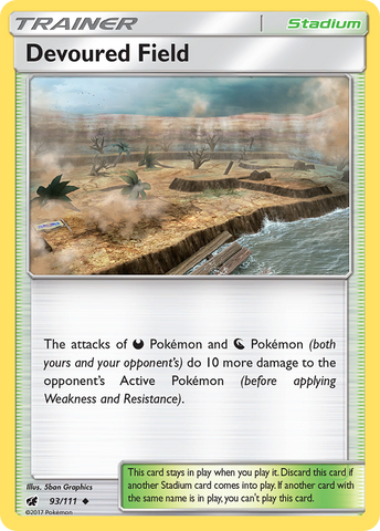 Devoured Field (93/111) [Sun & Moon: Crimson Invasion] - The Mythic Store | 24h Order Processing