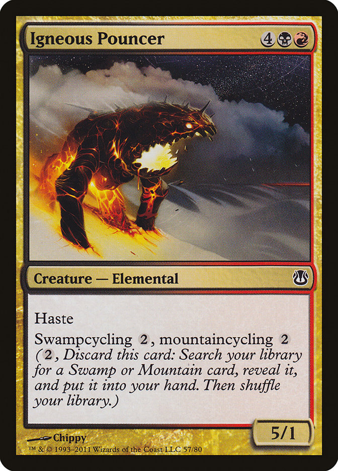 Igneous Pouncer [Duel Decks: Ajani vs. Nicol Bolas] - The Mythic Store | 24h Order Processing