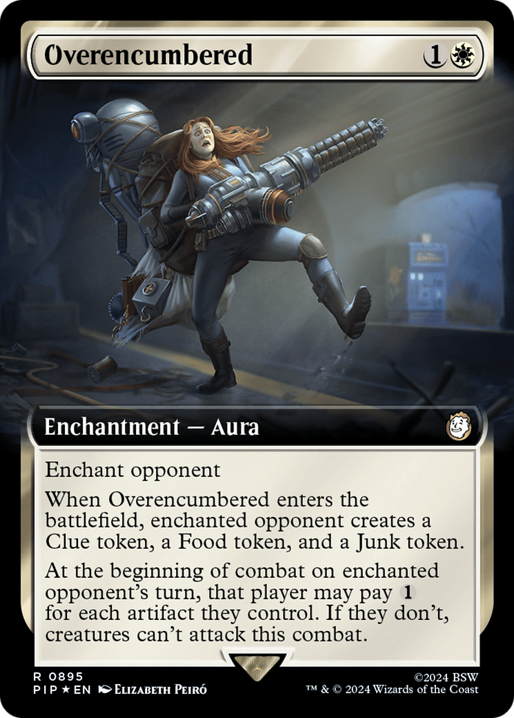 Overencumbered (Extended Art) (Surge Foil) [Fallout] - The Mythic Store | 24h Order Processing