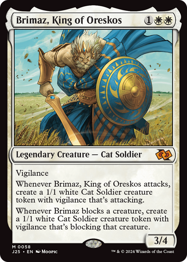 Brimaz, King of Oreskos (Anime) [Foundations Jumpstart] - The Mythic Store | 24h Order Processing