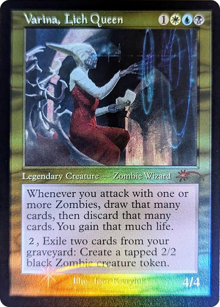 Varina, Lich Queen (Retro Frame) [Secret Lair Drop Series] - The Mythic Store | 24h Order Processing