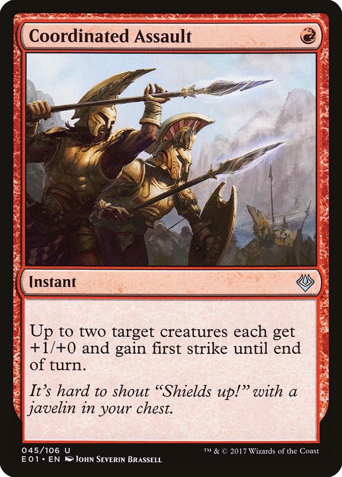 Coordinated Assault [Archenemy: Nicol Bolas] - The Mythic Store | 24h Order Processing