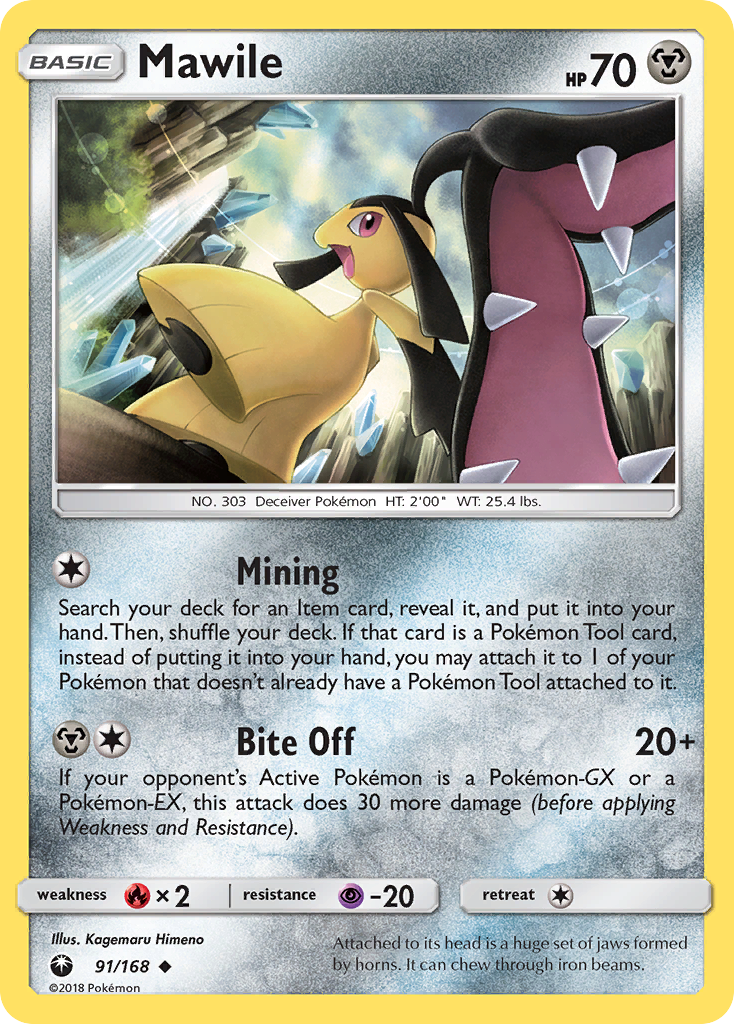 Mawile (91/168) [Sun & Moon: Celestial Storm] - The Mythic Store | 24h Order Processing