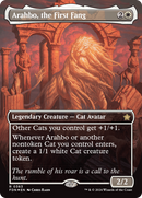 Arahbo, the First Fang (Borderless) (Mana Foil) [Foundations] - The Mythic Store | 24h Order Processing