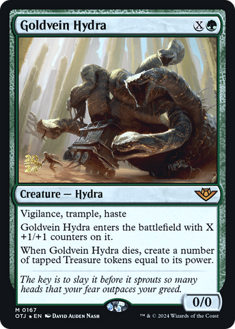 Goldvein Hydra [Outlaws of Thunder Junction Prerelease Promos] - The Mythic Store | 24h Order Processing