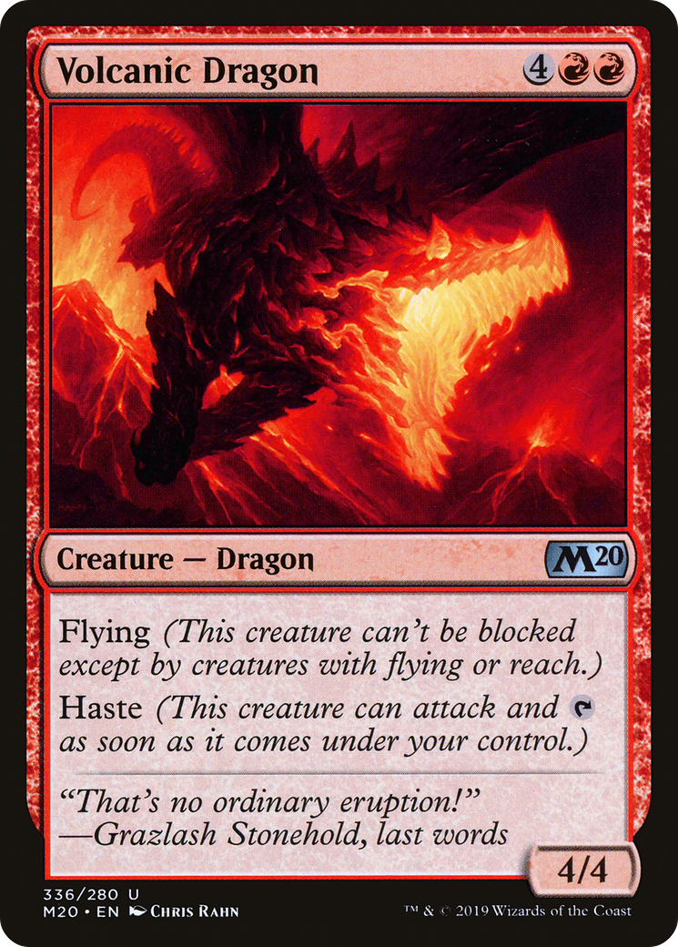 Volcanic Dragon [Core Set 2020] - The Mythic Store | 24h Order Processing