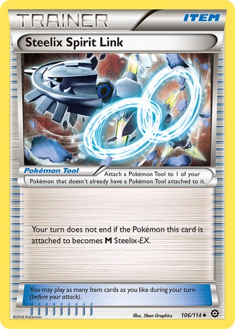 Steelix Spirit Link (106/114) [XY: Steam Siege] - The Mythic Store | 24h Order Processing