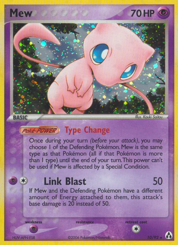 Mew (10/92) [EX: Legend Maker] - The Mythic Store | 24h Order Processing