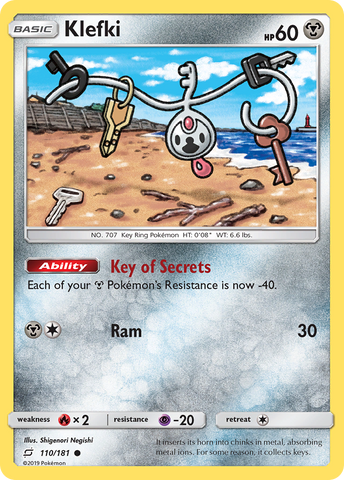 Klefki (110/181) [Sun & Moon: Team Up] - The Mythic Store | 24h Order Processing