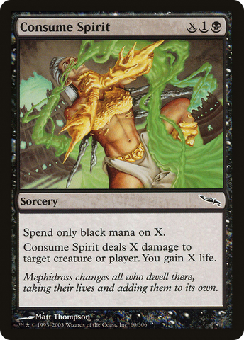 Consume Spirit [Mirrodin] - The Mythic Store | 24h Order Processing