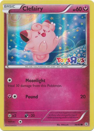 Clefairy (50/83) (Toys R Us Promo) [XY: Generations] - The Mythic Store | 24h Order Processing